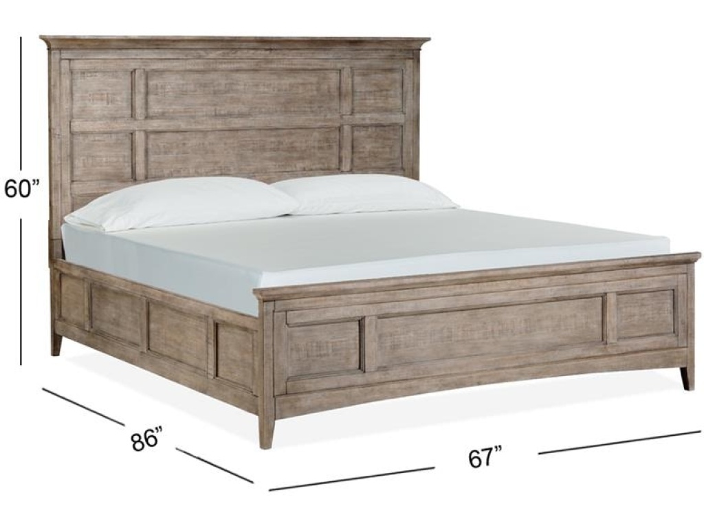 Complete Queen Panel Bed with Regular Rails - image 3
