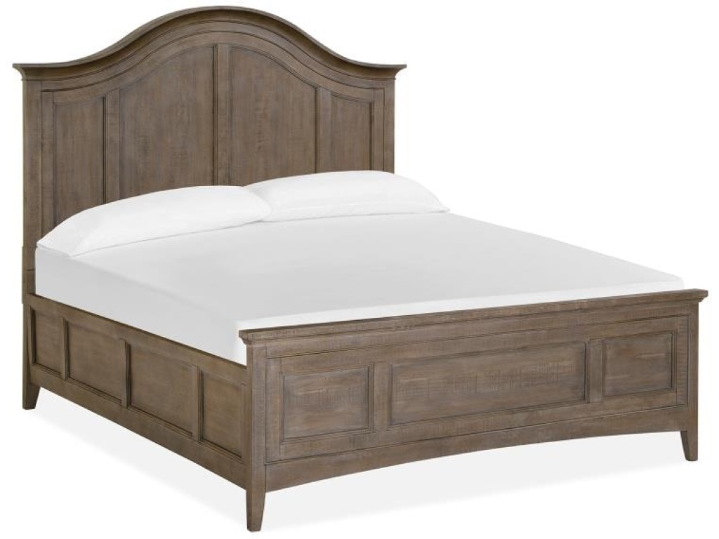 Complete Queen Arched Bed with Regular Rails - image 2
