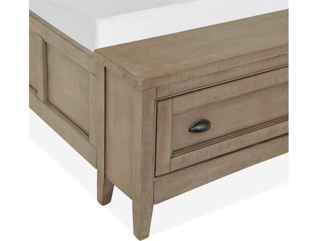 Complete Queen Lamp Panel Storage Bed - image 1