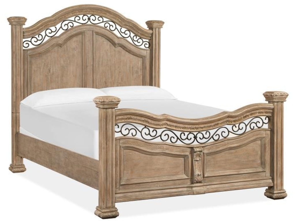 Complete Queen Panel Bed - image 1