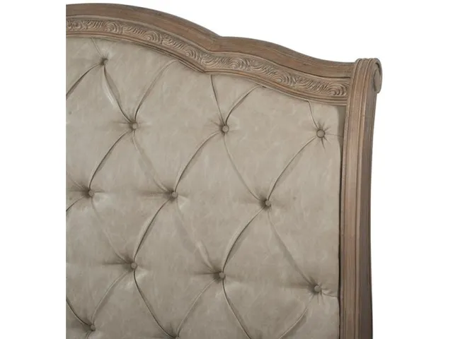 Complete Queen Sleigh Storage Bed with Upholstered Headboard