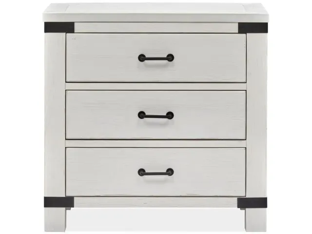 Bachelor Chest with Metal Decoration