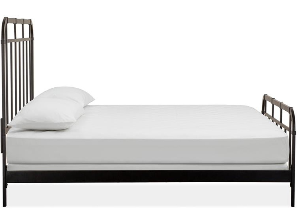 Metal Queen Bed Headboard and Footboard KD - image 2