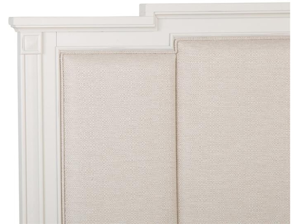Wood Queen Panel Bed Upholstered Headboard KD - image 3