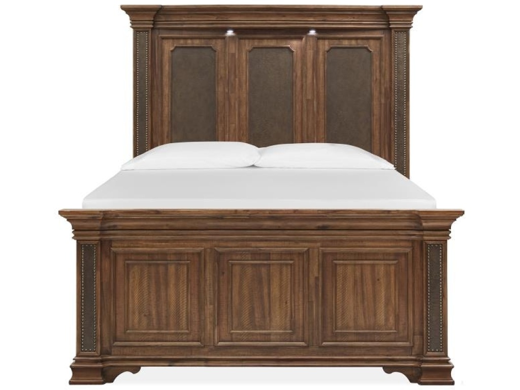 Wood Queen/King Panel Bed Rails SU - main image