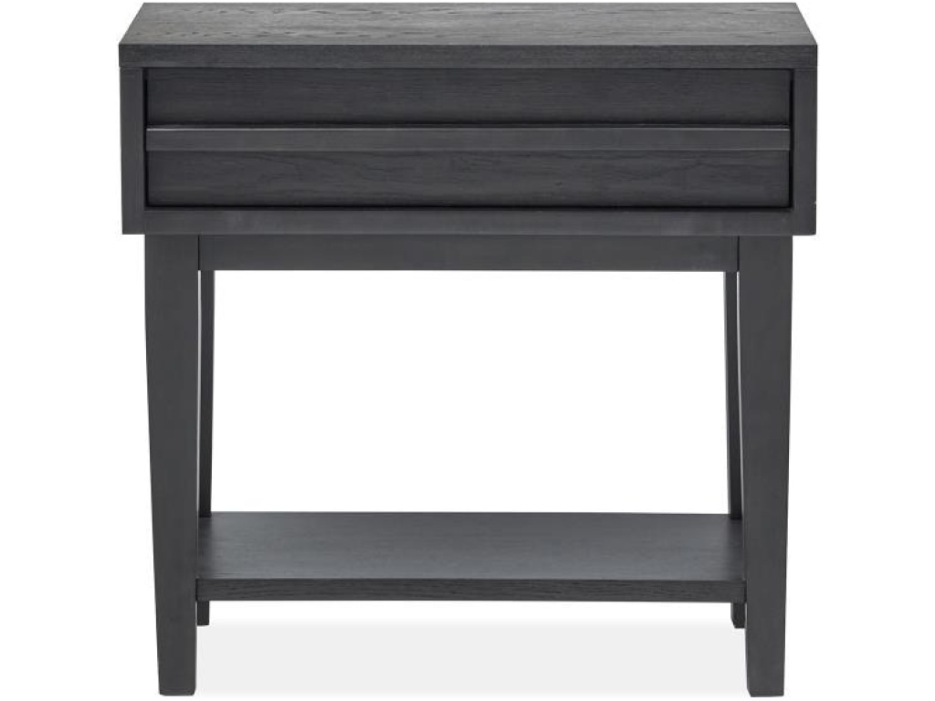 Dark Open Nightstand - main image