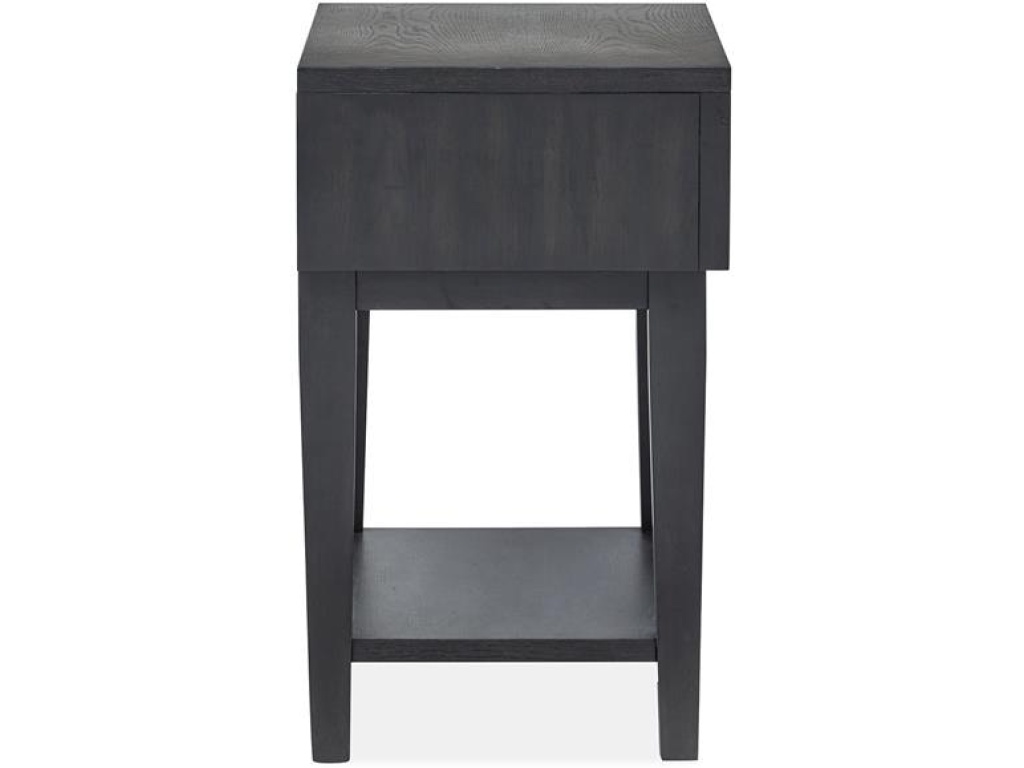 Dark Open Nightstand - image 2
