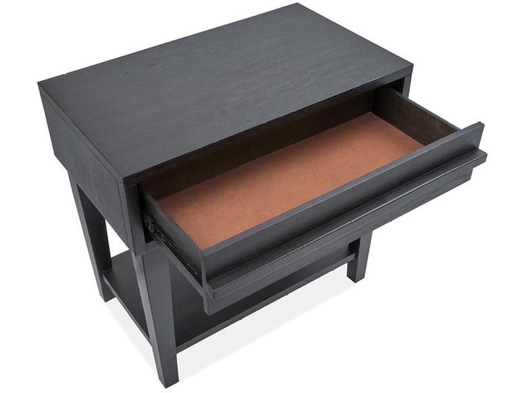 Dark Open Nightstand - image 3