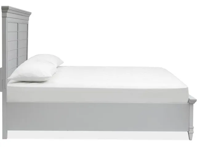 Wood Queen Panel Bed Footboard - Grey SU