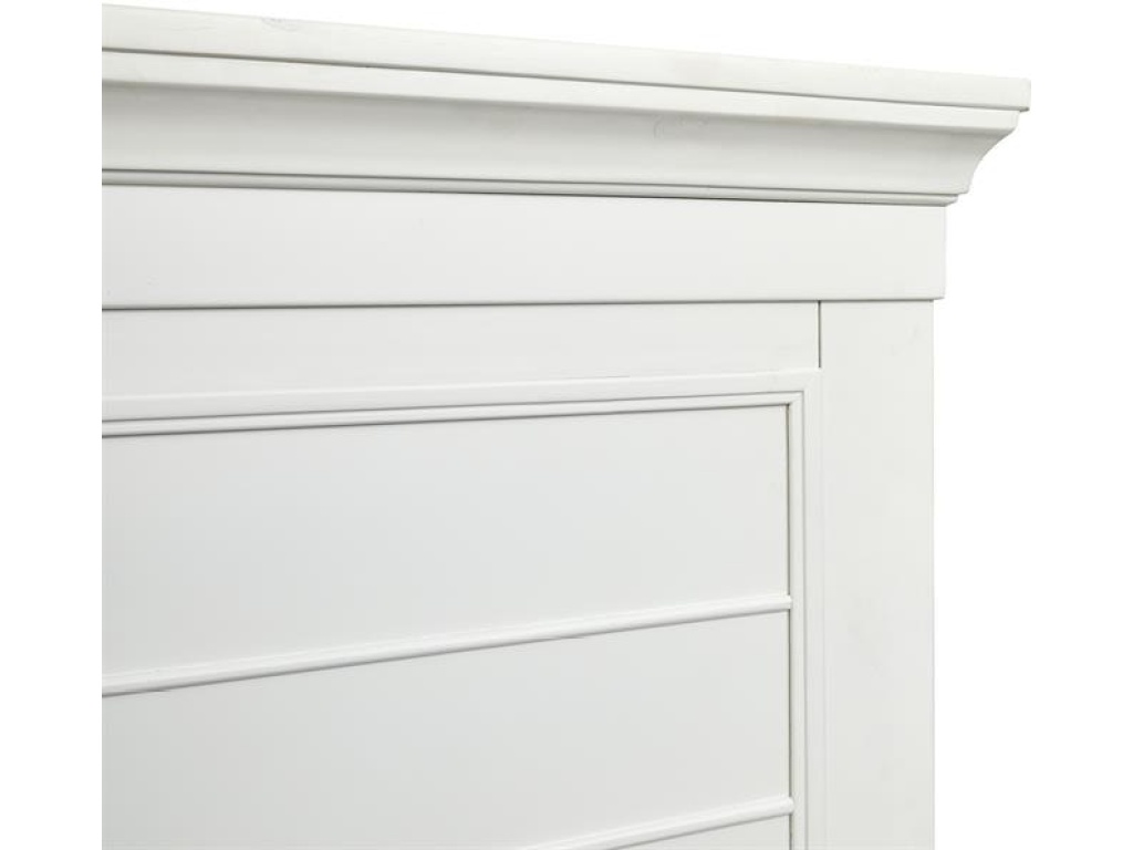 Complete Queen Panel Bed - White - image 2