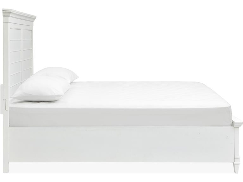 Complete Queen Panel Bed - White - image 3