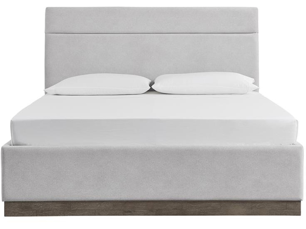 Complete Queen Upholstered Panel Bed - main image