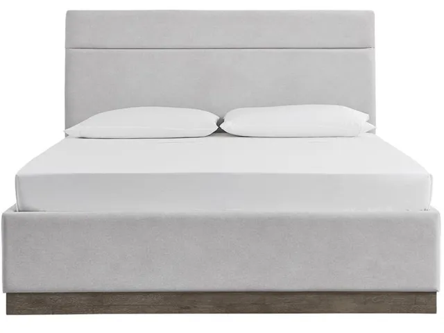 Complete Queen Upholstered Panel Bed