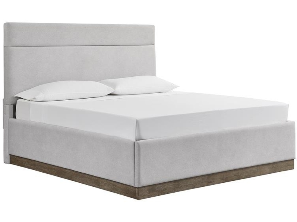 Complete Queen Upholstered Panel Bed - image 2