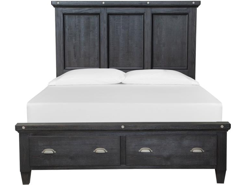 Complete Queen Panel Storage Bed - main image