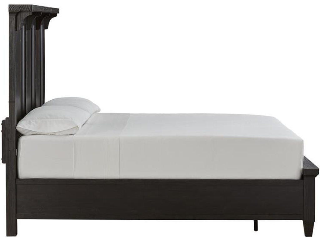 Complete Queen Lighted Panel Bed - image 2