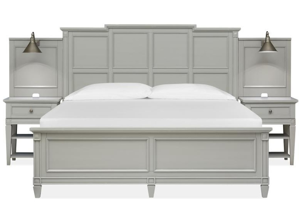 Wood Queen Panel Bed Headboard KD - main image