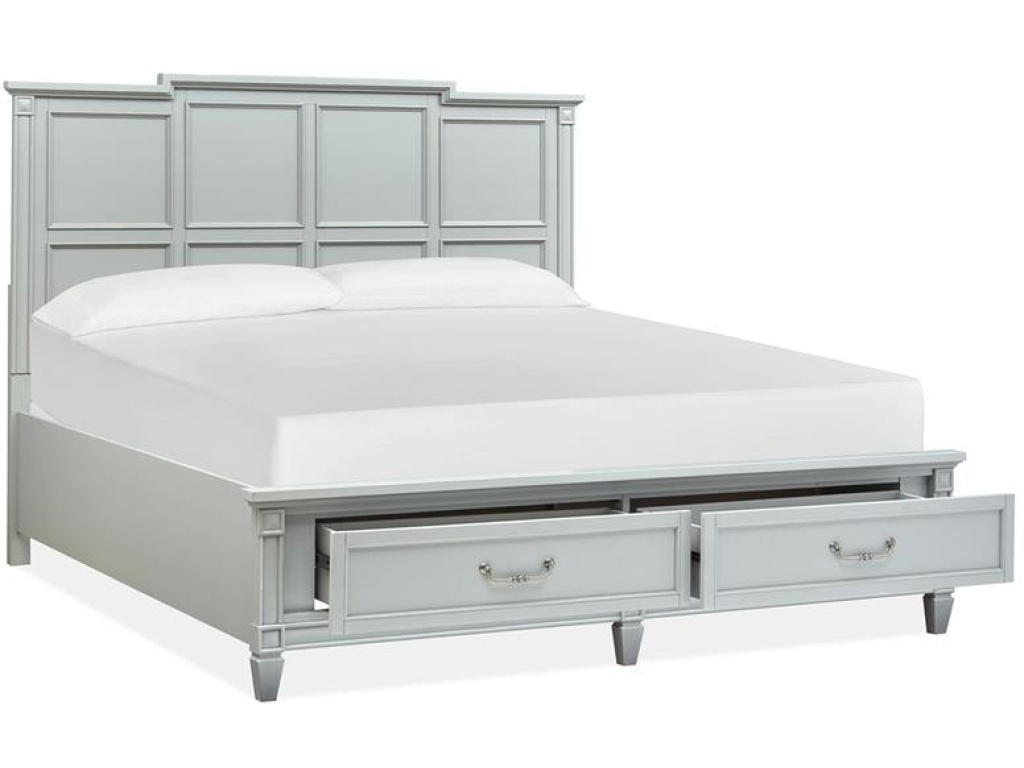 Complete Queen Panel Storage Bed - image 1