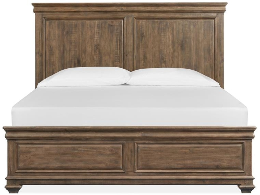 Wood Queen Panel Bed Footboard SU - main image