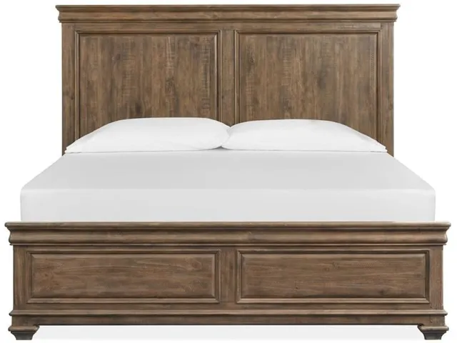 Wood Queen Panel Bed Footboard SU