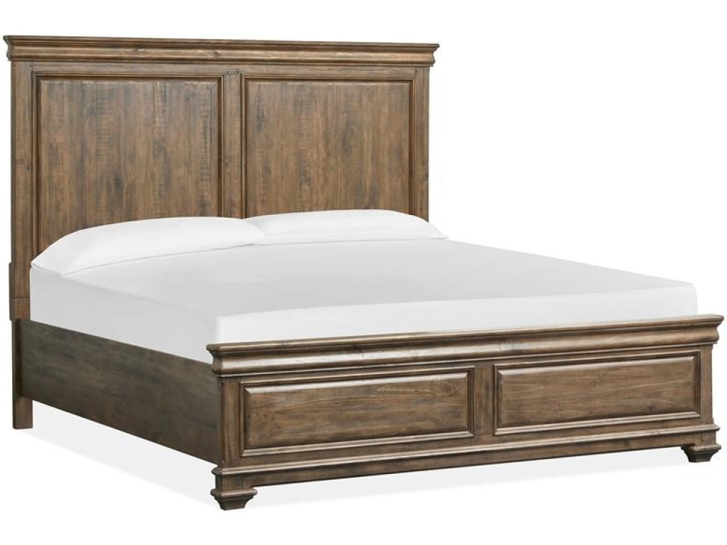 Wood Queen/King Panel Bed Rails SU - image 4