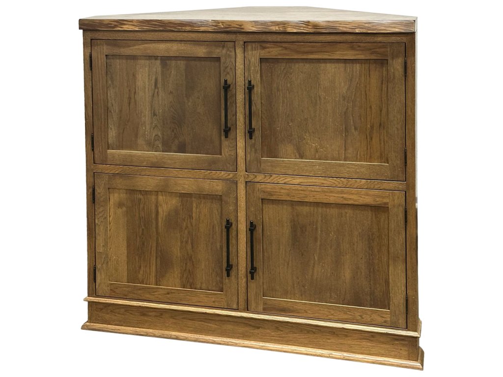 Custom Corner Media Cabinet - main image