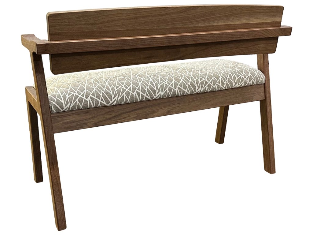 Barkman Furniture Custom Bench with Fabric Seat, alternate view 1
