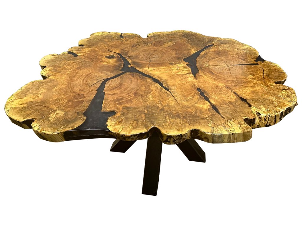 Custom Burl Dining Table - image 1