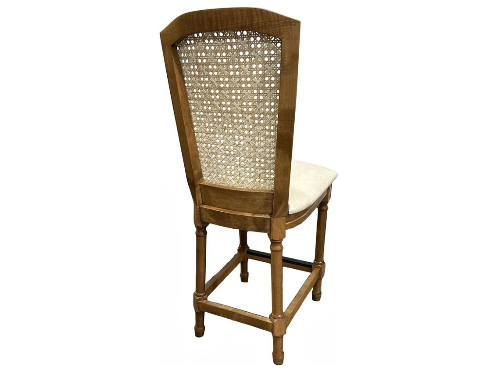 Custom Counter Chair w/ Caning - image 1