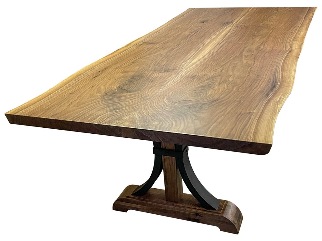 Bookmatched Live Edge Table - main image