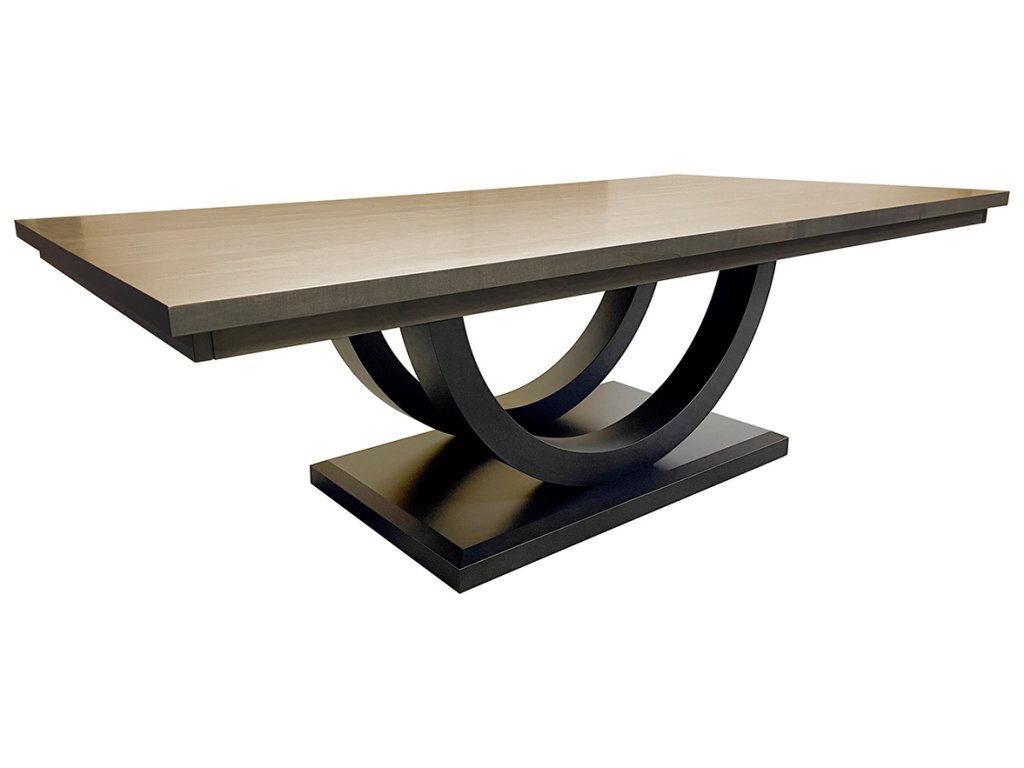 Dining Table with Custom Half Circle Base - main image