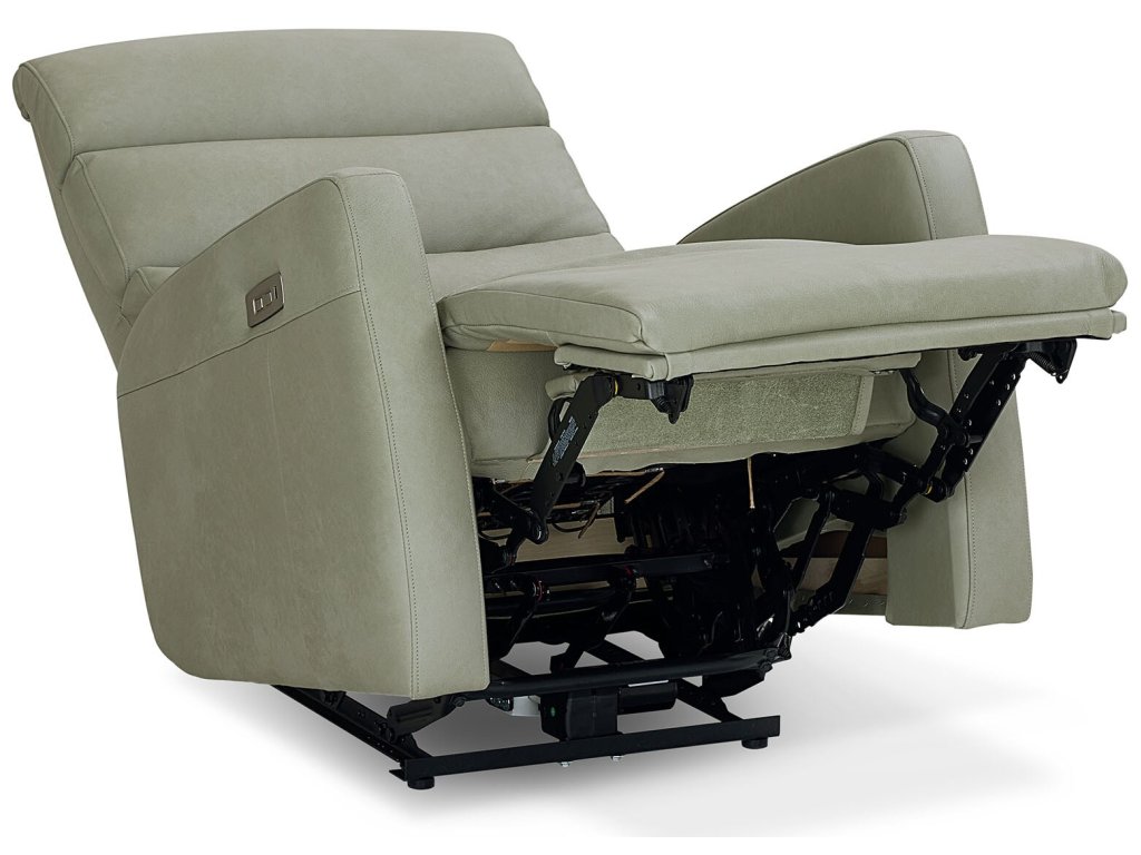 Hudson Leather Track Arm Zero Gravity Power Wall Recliner - image 8