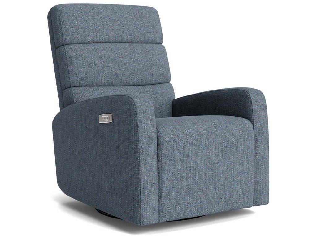 Hudson Track Arm Swivel Glider Power Recliner - image 1