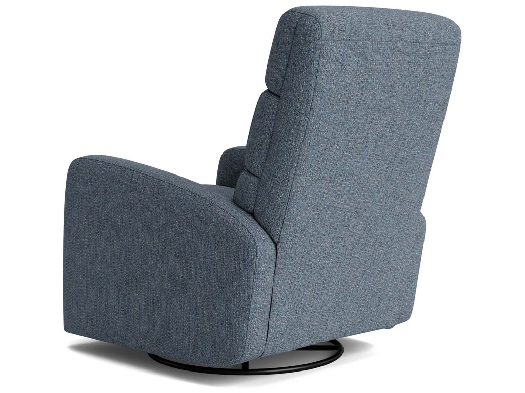 Hudson Track Arm Swivel Glider Power Recliner - image 3