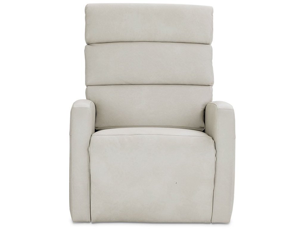 Hudson Leather Track Arm Lay Flat Power Lift Recliner - main image