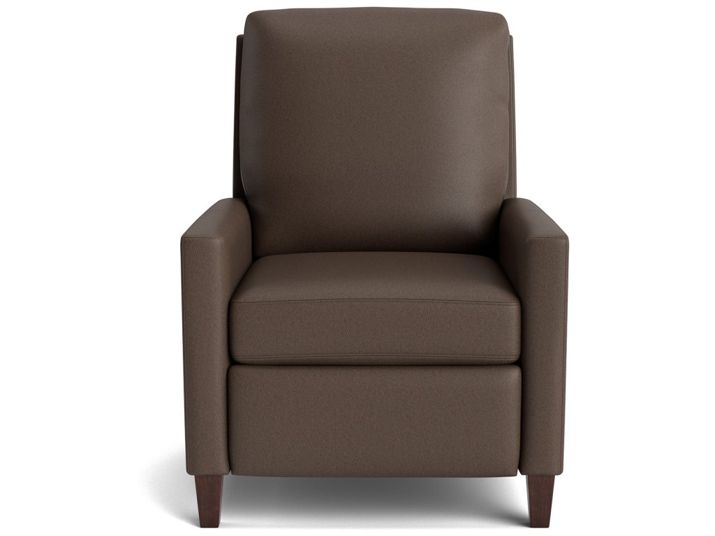 Trevor Leather Track Arm Manual Recliner - main image