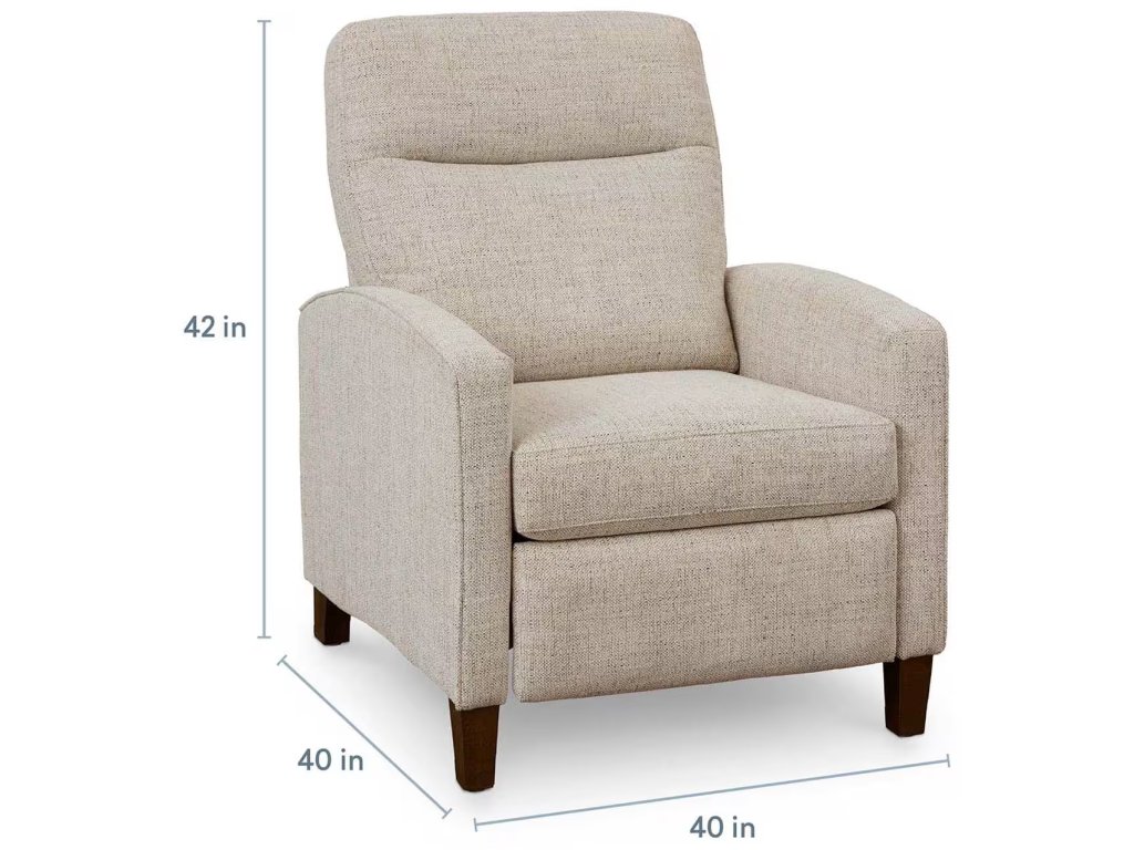 Emmett Track Arm Lay Flat Power Recliner - image 4