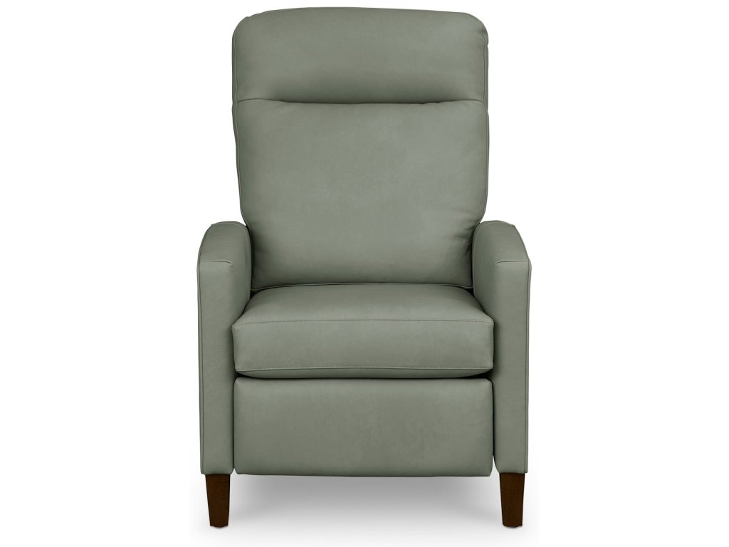 Emmett Leather Track Arm Lay Flat Manual Recliner - main image