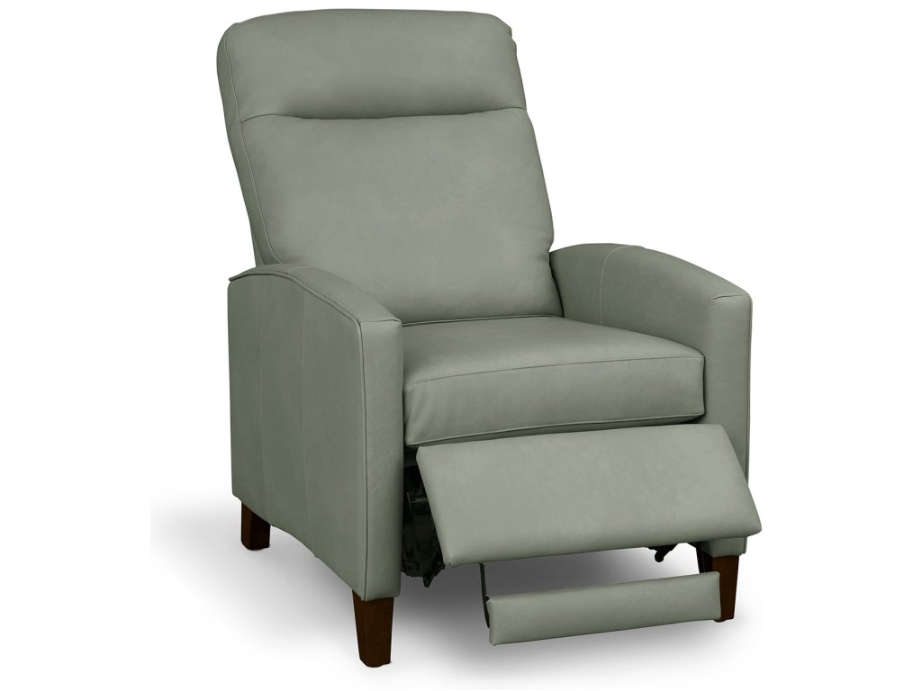 Emmett Leather Track Arm Lay Flat Manual Recliner - image 2