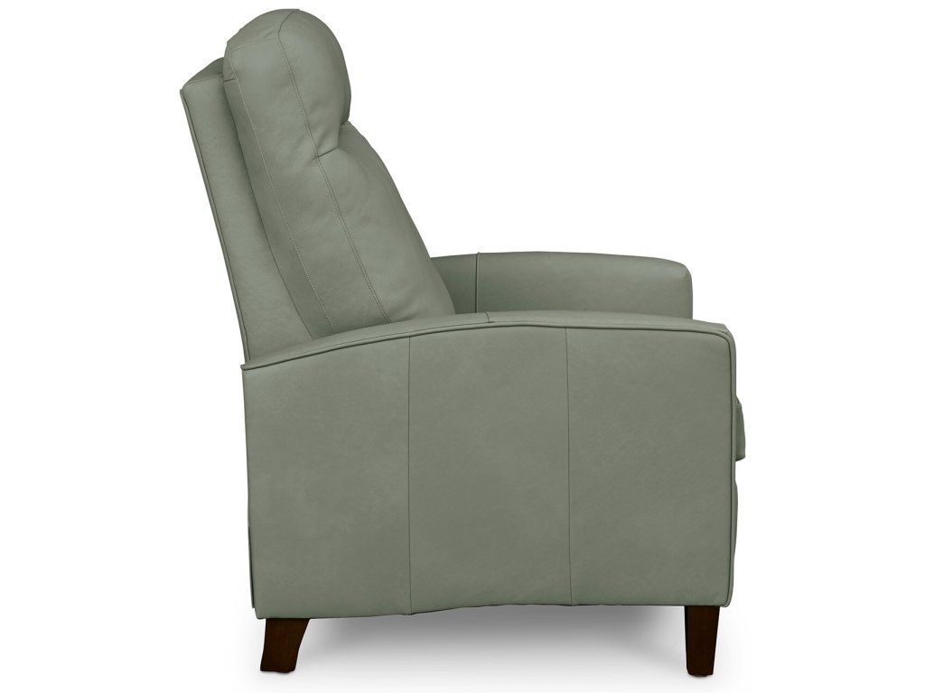 Emmett Leather Track Arm Lay Flat Manual Recliner - image 3