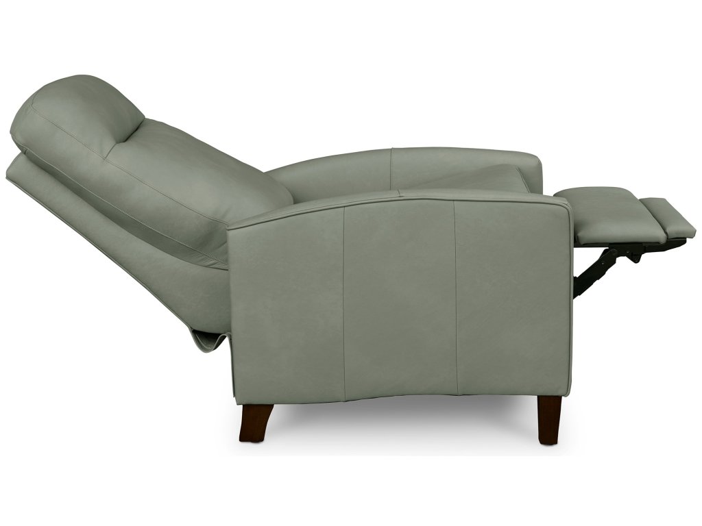 Emmett Leather Track Arm Lay Flat Manual Recliner - image 4