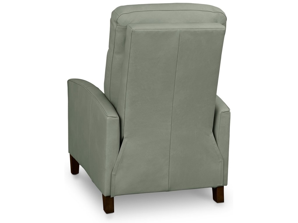 Emmett Leather Track Arm Lay Flat Manual Recliner - image 5