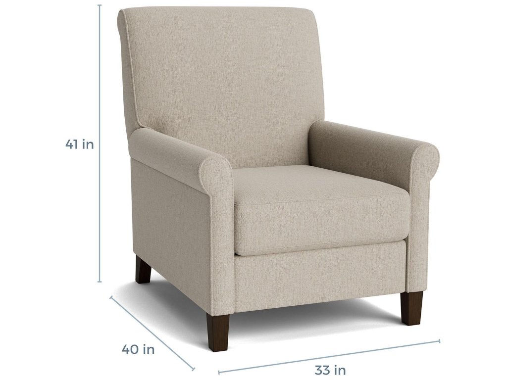 Nelson Sock Arm Lay Flat Manual Recliner - image 4