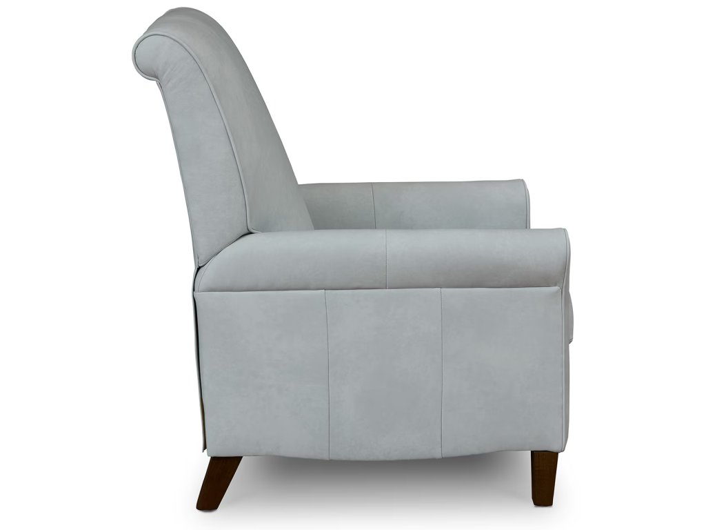 Nelson Leather Sock Arm Lay Flat Power Recliner - image 7