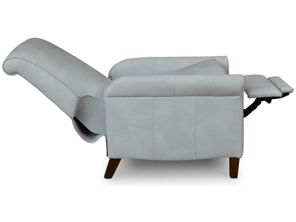 Nelson Leather Sock Arm Lay Flat Power Recliner - image 8