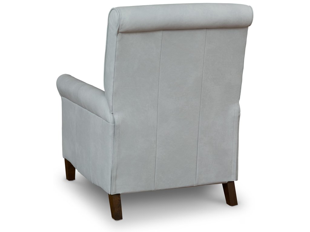 Nelson Leather Sock Arm Lay Flat Power Recliner - image 9