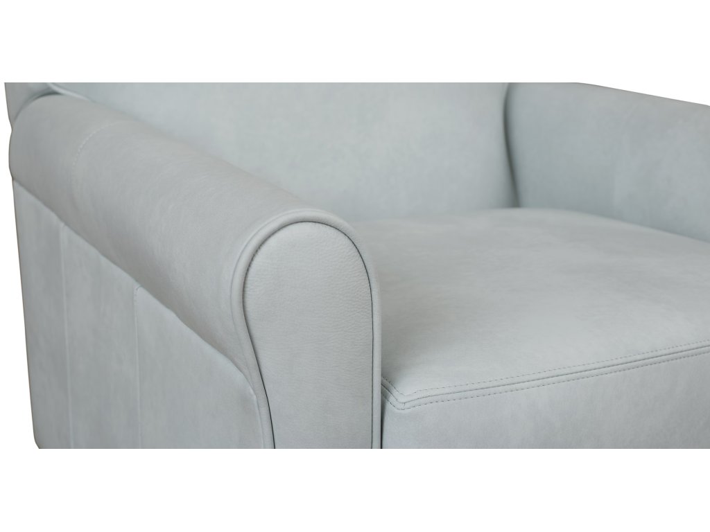Nelson Leather Sock Arm Lay Flat Power Recliner - image 10