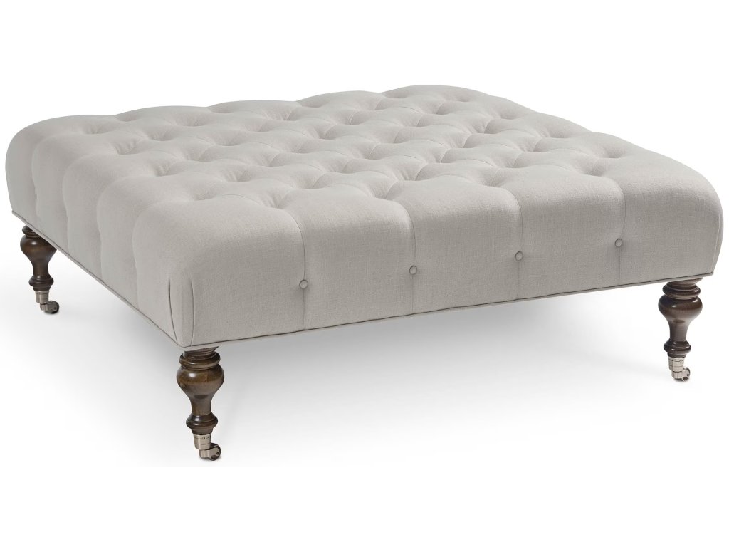 Belwood Tufted Square Ottoman - image 1