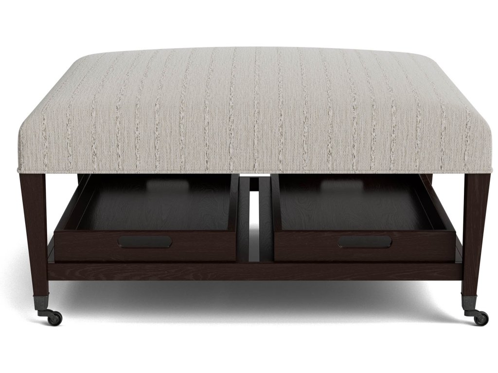 Kara Ottoman with Trays and Casters - image 1