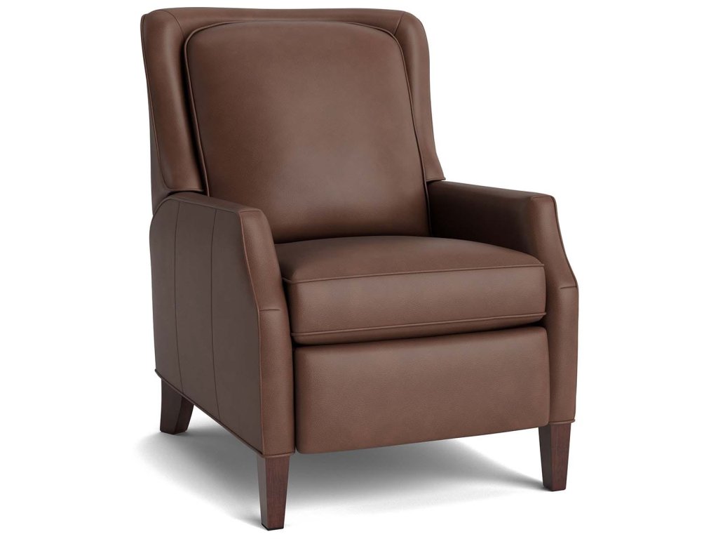 Kent Leather Slope Arm Manual Recliner - main image